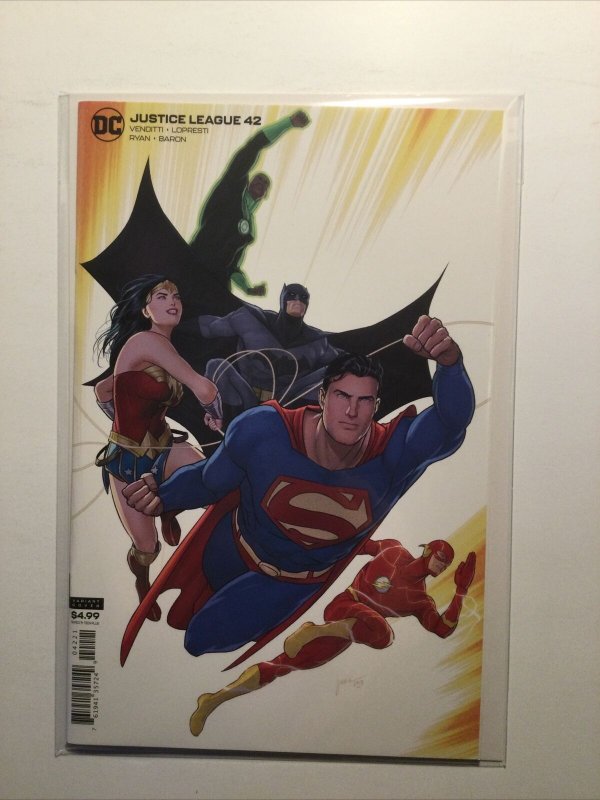 Justice League 42 Variant Near Mint Nm Dc Comics