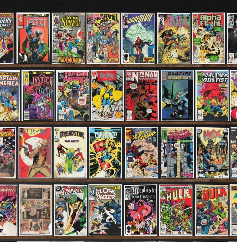 Huge Lot 150+ Comics with Captain America, Justice, Daredevil & More!