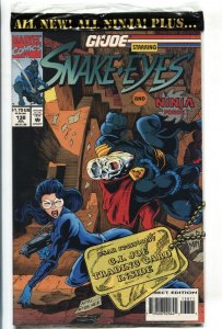 G.I. JOE #138 1994- late issue low print run- Snake Eyes NM-