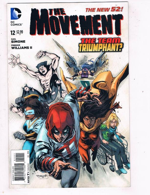 The Movement #12 VF/NM DC Comics Modern Age Comic Book Simone 2013 DE48