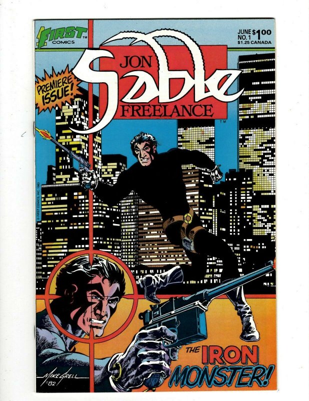 Lot of 12 Jon Sable Freelance First Comic Books #1 2 3 4 5 6 7 8 9 10 11 12 GK49