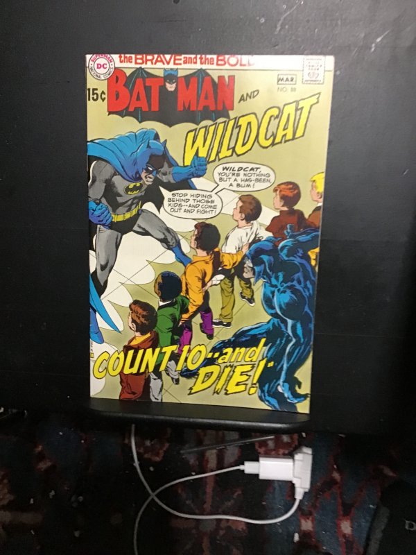 The Brave and the Bold #88  (1970) Adams cover! Batman/wildcat! NM- Boca CERT