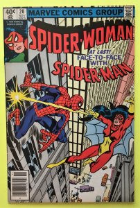 SPIDER-WOMAN 20 SPIDER-MAN 1ST MEETING MARVEL 1979