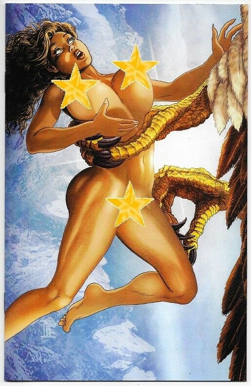 Cavewoman Terror In The Skies #1 Cvr E Ltd to 450 w/COA (Amryl, 2019) NM