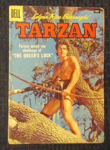 1957 Edgar Rice Burroughs TARZAN #92 GD+ 2.5 Dell / Photo Cover