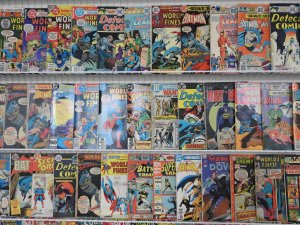 Huge Lot of 150+ Golden-Bronze Comics W/ Batman, World's Finest, Superman