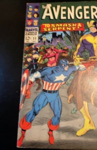 The Avengers #33 (1966)to smash a serpent