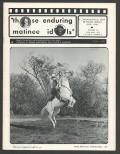 Those Enduring Matinee Idols #16 4/1972-Movie serial fanzine-Film images- art...