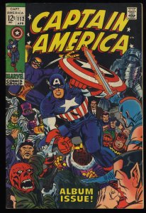 Captain America #112 Jack Kirby Art! Origin Retold Sub-Mariner!