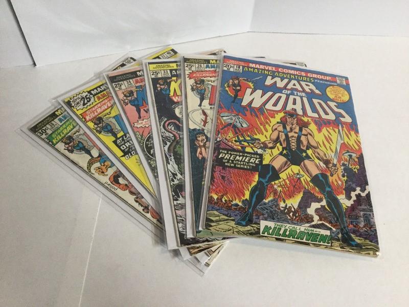 Amazing Adventures 18 26 33 34 37 38 Lot Vg Very Good 4.0 Marvel Comics A39