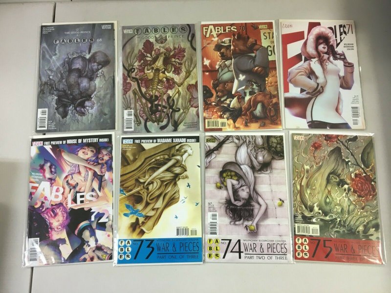 Fables Vertigo Comic Lot #68-149 Last Issue 49 Diff Books 8.0 VF (2008-15)