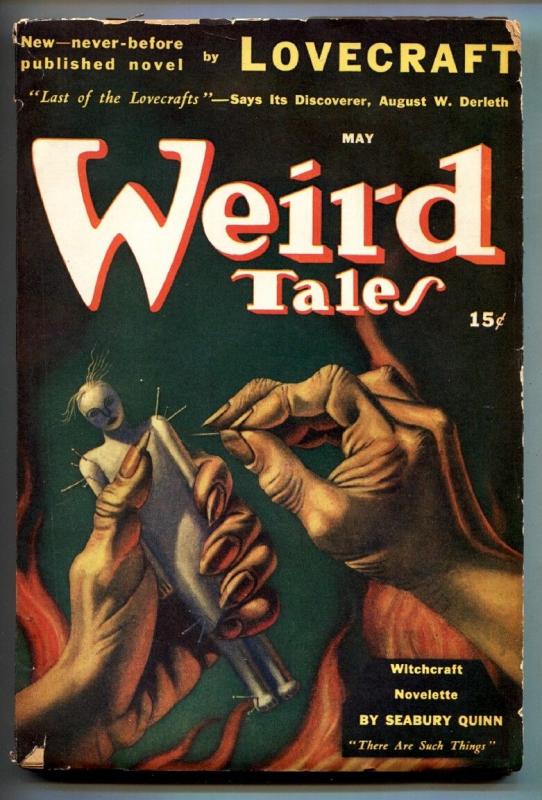 WEIRD TALES 05/1941-PULP-HORROR-H P LOVECRAFT-SEABURY QUINN-HANNES BOK fn minus