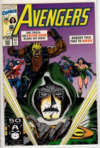 The Avengers #333 Direct Edition (1991) 9.4 NM