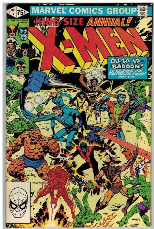 X MEN ANN  5 F-VF 1981