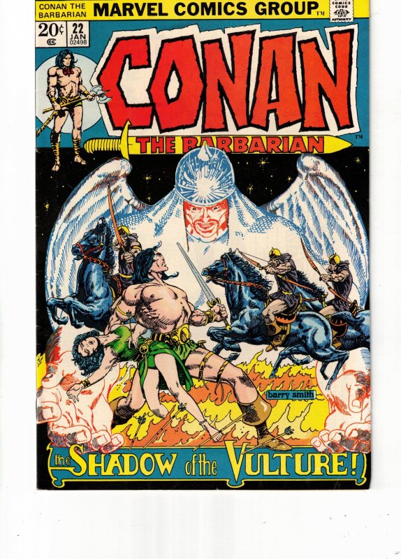 Conan the Barbarian #22 (1973) NM- High-Grade 1st Reprinting Conan 1 Utah CERT!