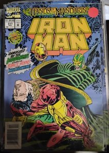 IRON MAN  # 311 1994  MARVEL DISNEY WAR MACHINE  FORCE WORKS MANDARIN NEWSTAND