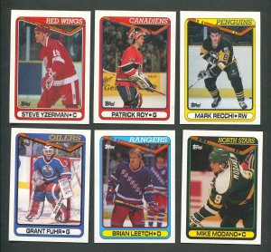 1990 Topps Hockey Set (396) Wayne Gretzky MINT