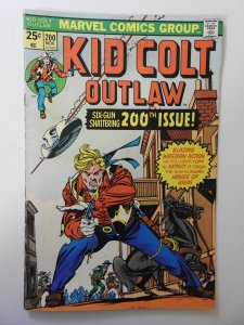 Kid Colt Outlaw #200 (1975) VG Condition stamp bc