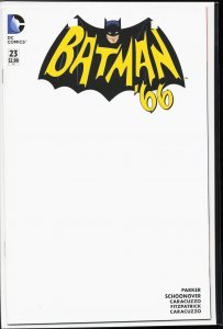 Batman '66 #23 Blank Cover (2015) Batman