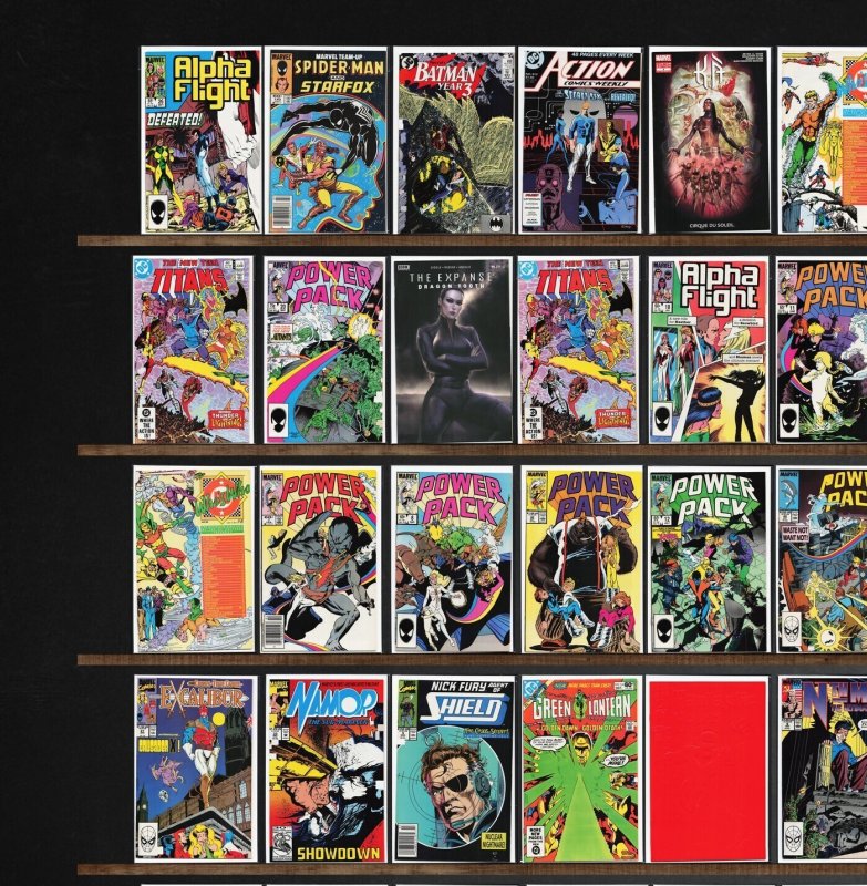 Huge Lot 140+ Comics with Power Pack, Action Comics Weekly & More!