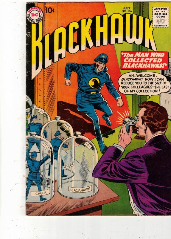 Blackhawk #126 (Jul-58) VF+ OREGON  PRICE DROP WOW Man Who Collected Blackhawks!