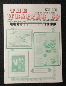 1991 THE WRAPPER Non-Sports Collectibles Fanzine #101 FVF 7.0 Forgotten Wrappers