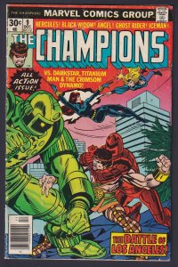 Champions #9 1976 Marvel 5.0 Very Good/Fine comic