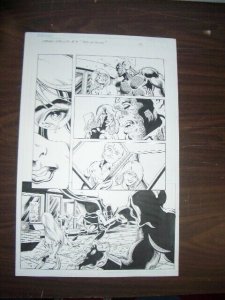 COMMON GROUNDS #3 PG 12-ORIGINAL COMIC ART--DAN JURGENS FN