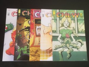 CHEW #39, 40, 41, 42, 46 VF Condition