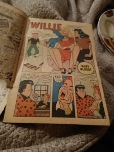 Willie Comics 16 Marvel Timely Comics 1948 Golden Age Good Girl Art Cindy Jeanie
