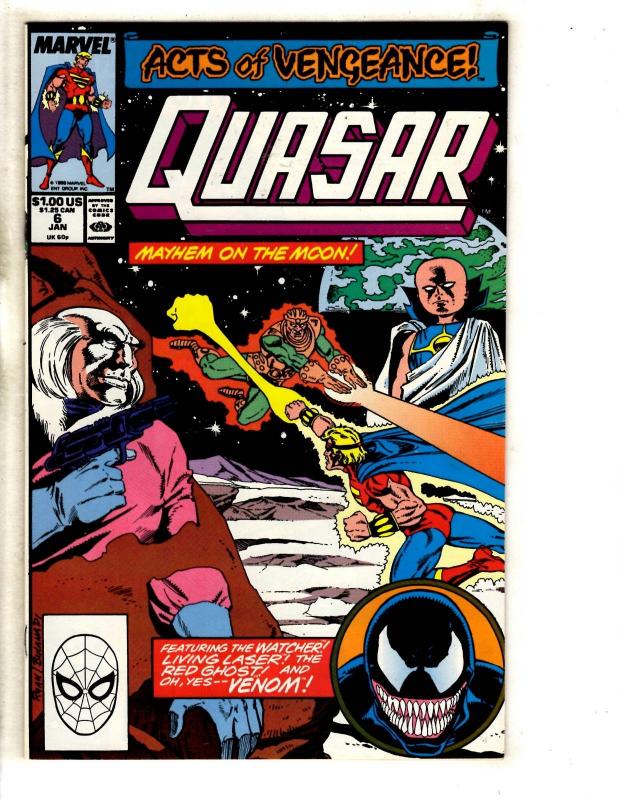 Lot Of 10 Quasar Marvel Comic Books # 1 2 3 4 5 6 7 8 9 10 Avengers Hulk DB5