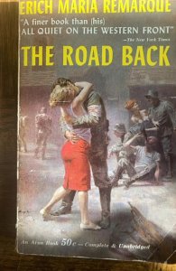The road back, 1959 paperback, Remarque ww1 tale