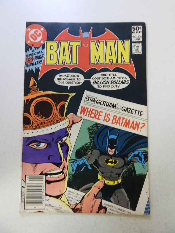 Batman #336 (1981) VF- condition