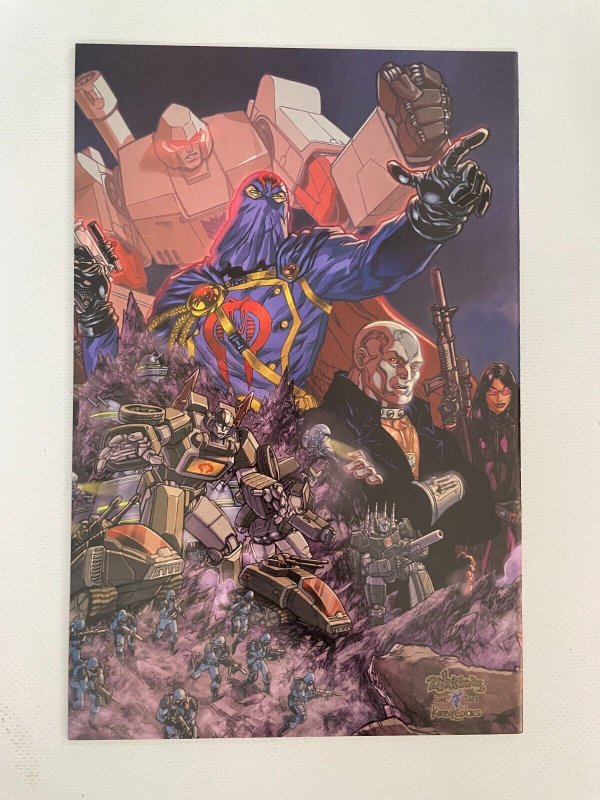 GI Joe Vs The Transformers # 5 NM Cover B Image Comic Book Variant 1st Pr 1 J248