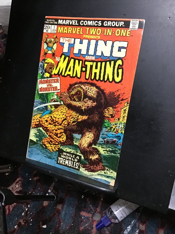 Marvel Two-in-One #1 (1974) Man-Thing versus The Thing! First issue key! FN+ Wow