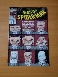 Web of Spider-Man #52 Direct Market Edition ~ NEAR MINT NM ~ 1989 Marvel Comics 