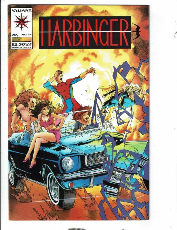 Lot Of 5 Harbinger Valiant Comic Books # 19 20 21 23 24 MK9 