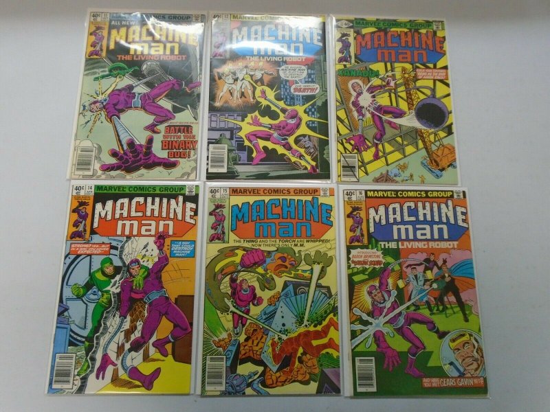 Machine Man lot 13 different from #2-16 avg 5.0 VG FN (1978-80)