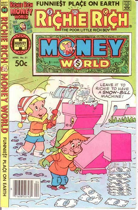 RICHIE RICH MONEY WORLD (1972-1982) 51 VF-NM April 2982 COMICS BOOK