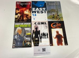 6 Comics East West 14 Outcast 4 Panzerfaust 19 Heroes 1 Squidder 44 Cowl 80 JW17