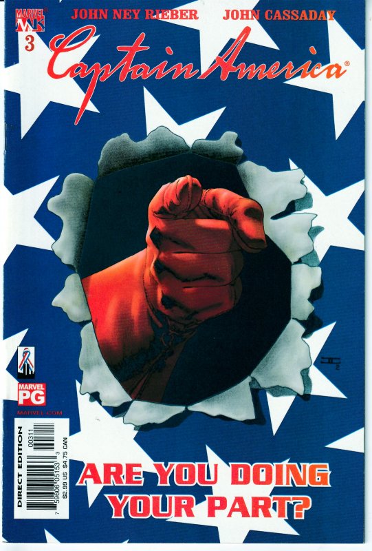 Captain America(Marvel Knights) # 1,2,3,4,5,6 Cap vs Genocidal Terrorists !