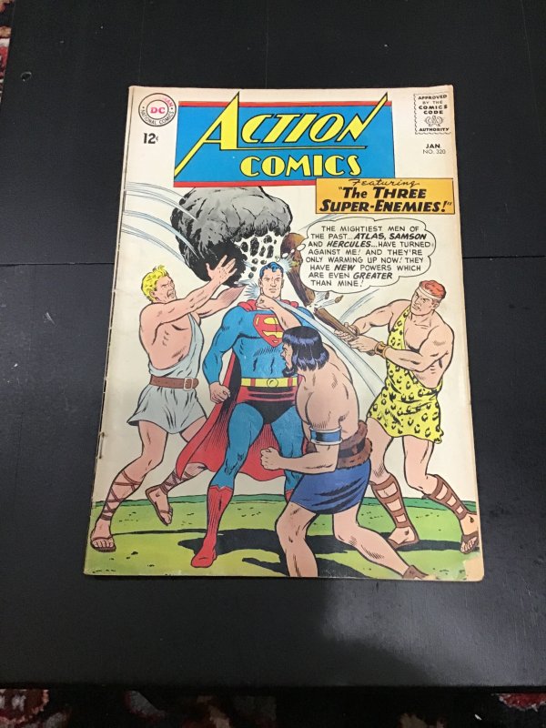 Action Comics #320 (1965) Atlas, Samson, Hercules vs Superman! Supergirl VG/FN