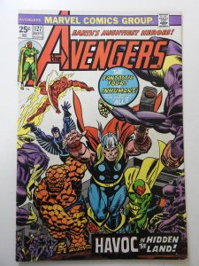 The Avengers #127 (1974) VG Cond MVS intact! Centerfold detached bottom staple