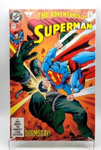 Adventures of Superman #497 DOOMSDAY BATTLE NM/Mint