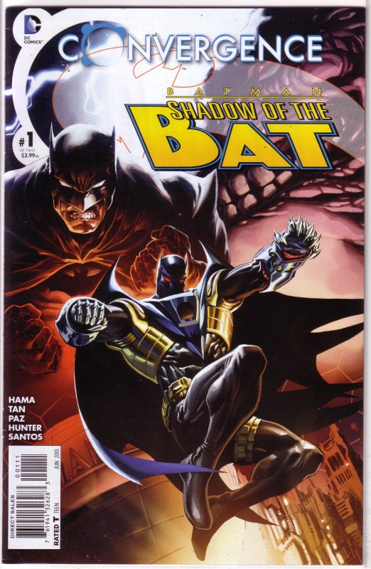 Convergence  : Batman : Shadow of the Bat #1 of 2 VF/NM (New 52)