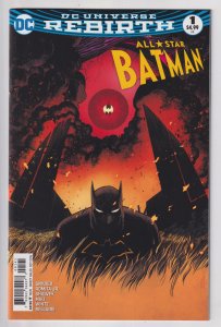All Star Batman #1 Shalvey Cover (2016) Batman