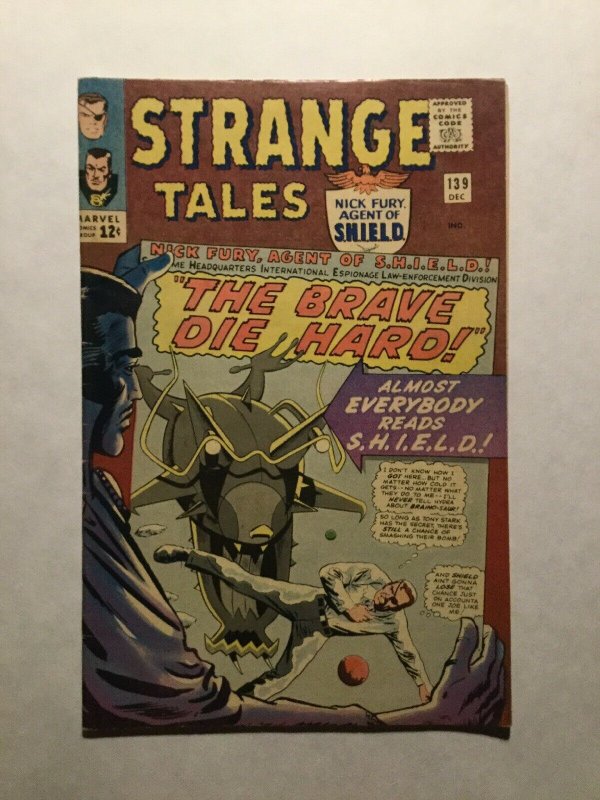 Strange Tales 139 Very Good/Fine Vg/Fn 5.0 Marvel