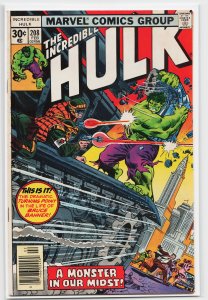 The Incredible Hulk #208 (1977) Hulk