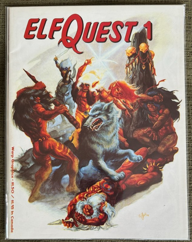 ElfQuest #1, #2, #3, #4 Fourth Printing Full Run Of 4 (1989) VF/NM 9.0 Magazine