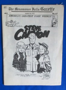 1973 MENOMONEE FALLS GAZETTE Comic Weekly #67 Mar 26 FVF 7.0 Steve Canyon